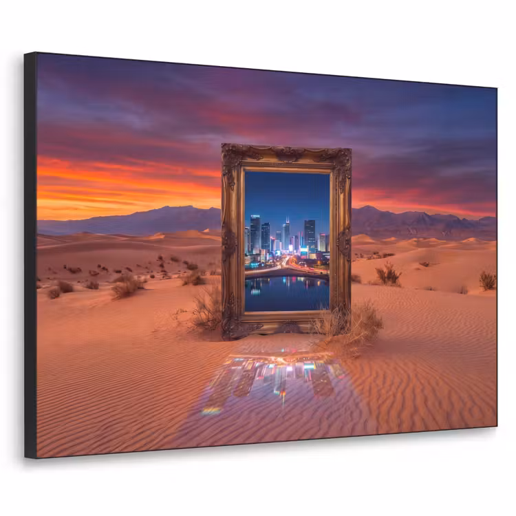 Art Frame - Rahmen – Stadtansicht – Wüste — 1