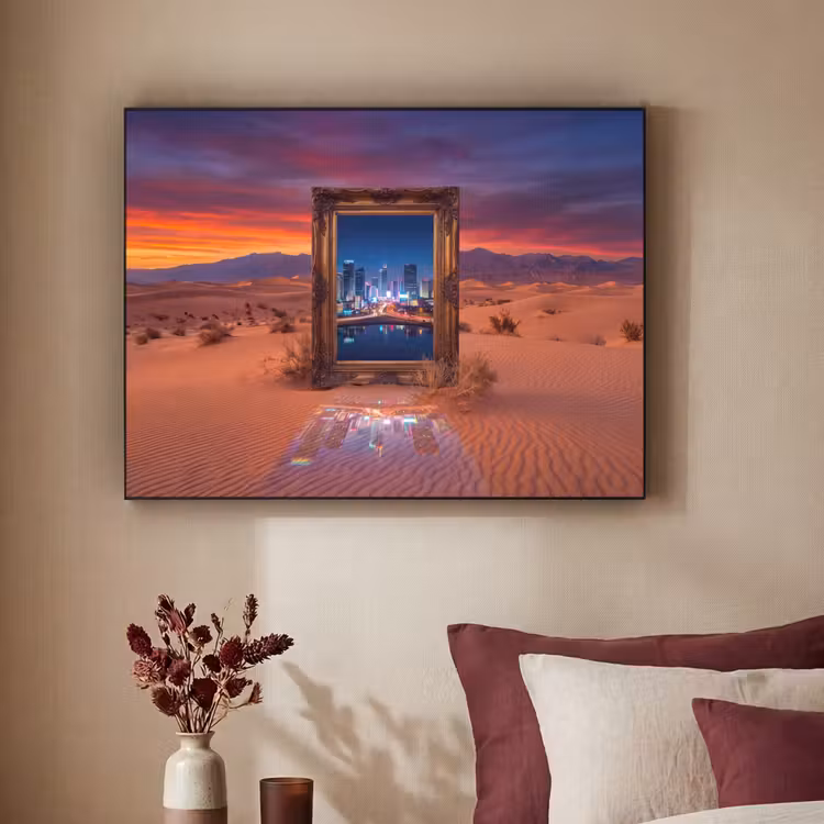 Art Frame - Rahmen – Stadtansicht – Wüste — 2