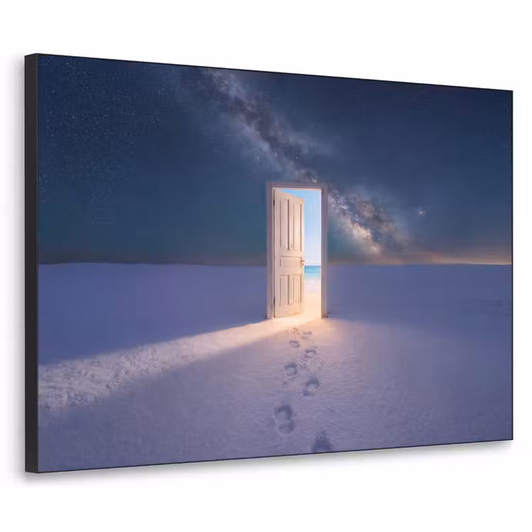Art Frame - Tür – Schnee – Strand — 1