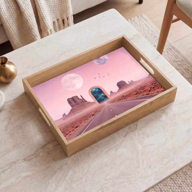 Tablett - Landschaft – Tor – Raum — 2