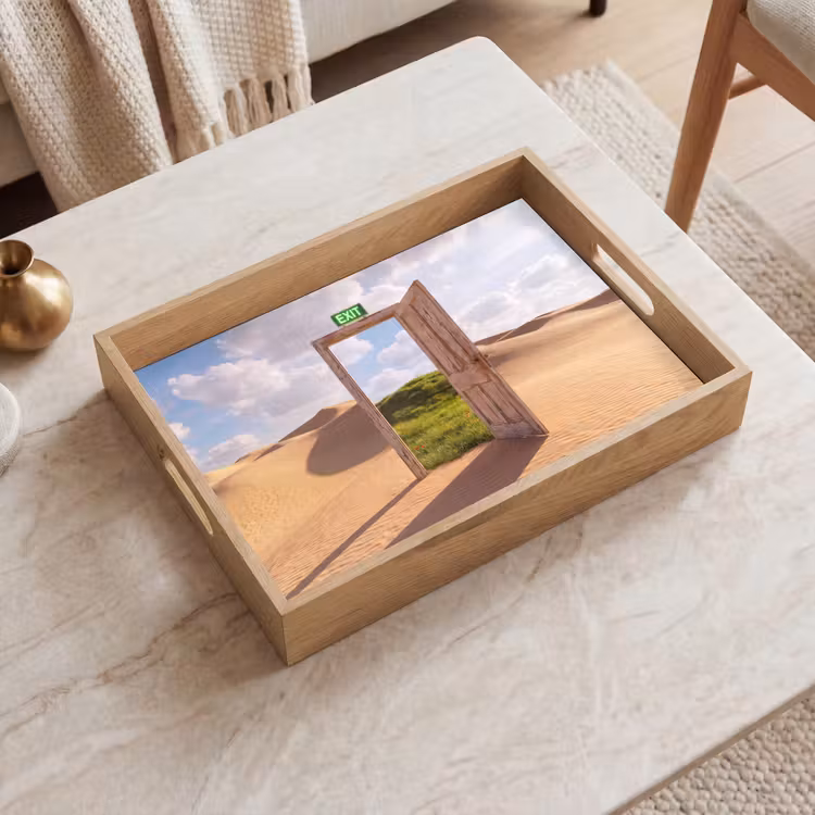 Tablett - Tür – Wüste – Gras — 2