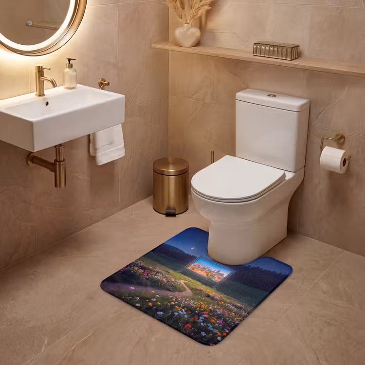 WC Vorleger - Bildschirm – Stadt – Natur — 4