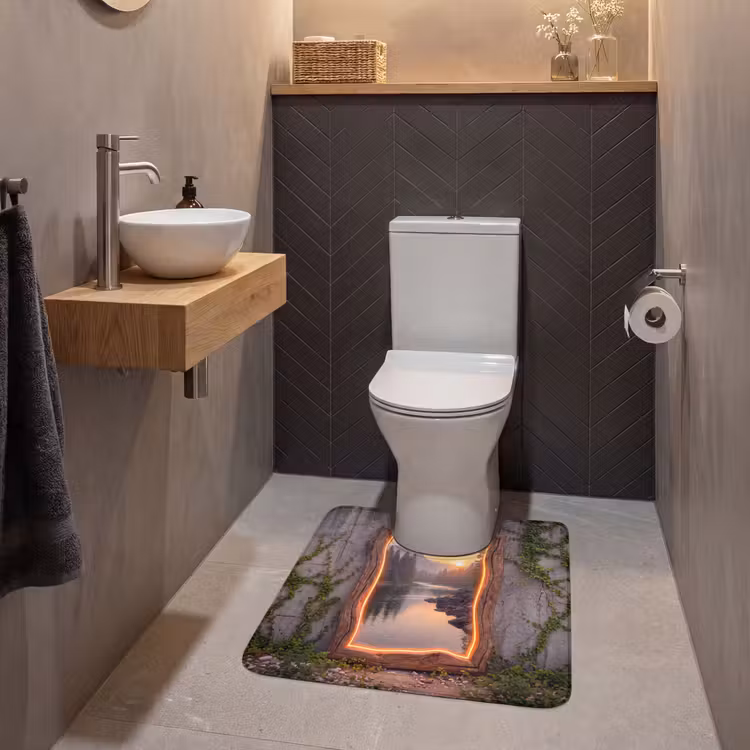 WC Vorleger - Landschaft – Rahmen – Licht — 2