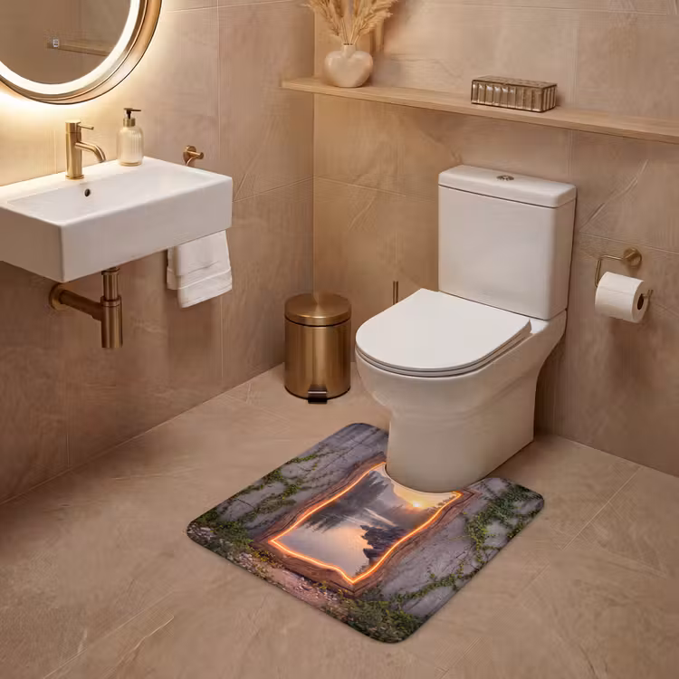 WC Vorleger - Landschaft – Rahmen – Licht — 4