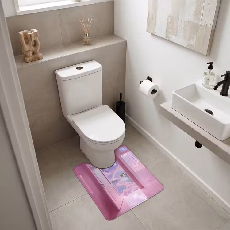 WC Vorleger - Rosa Tür – Fantasie — 6