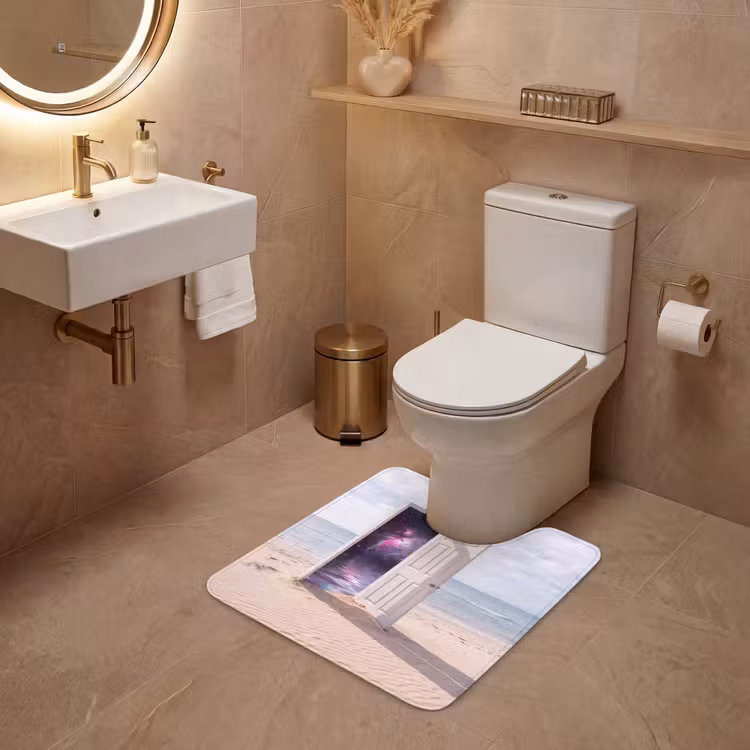 WC Vorleger - Tür – Strand – Kosmos — 4