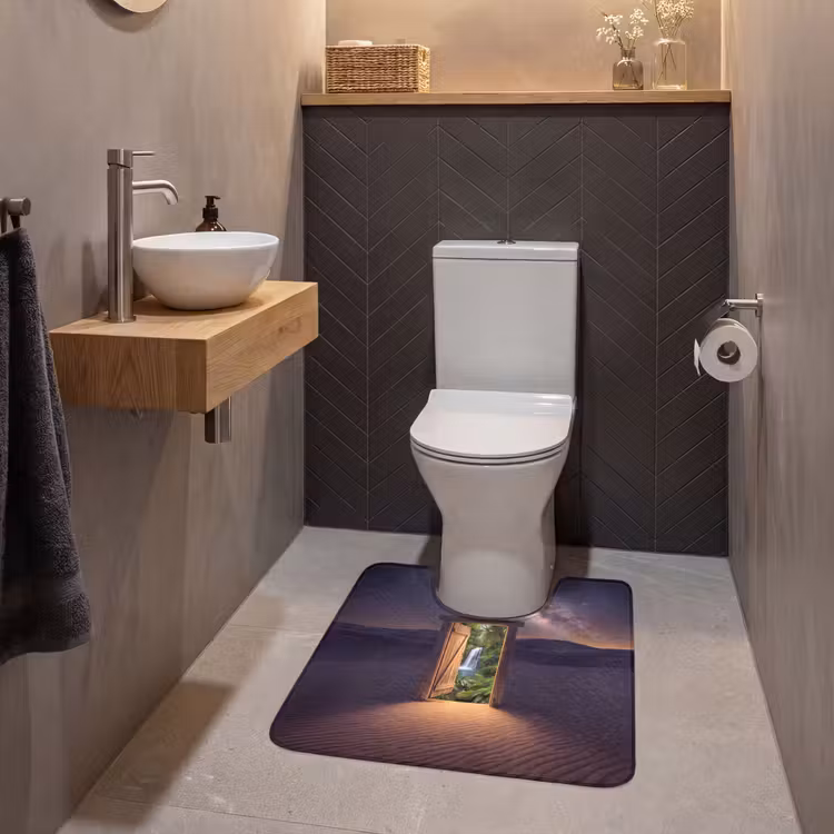 WC Vorleger - Tür – Wüste – Natur — 2