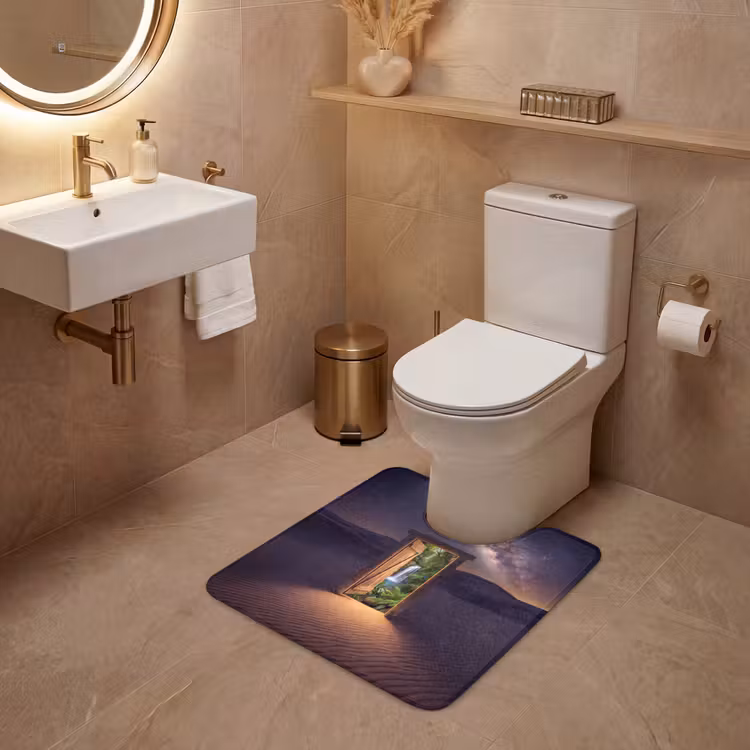 WC Vorleger - Tür – Wüste – Natur — 4