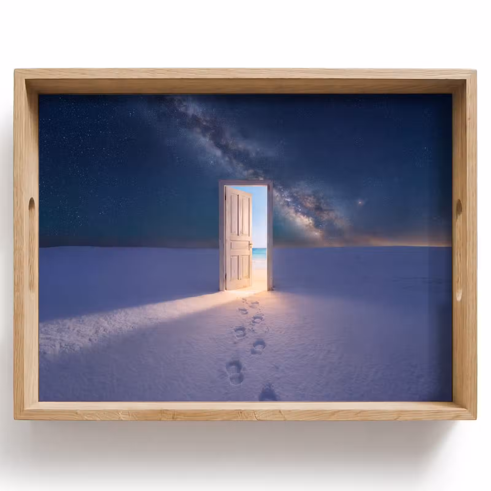 Tablett - Tür – Schnee – Strand — 1