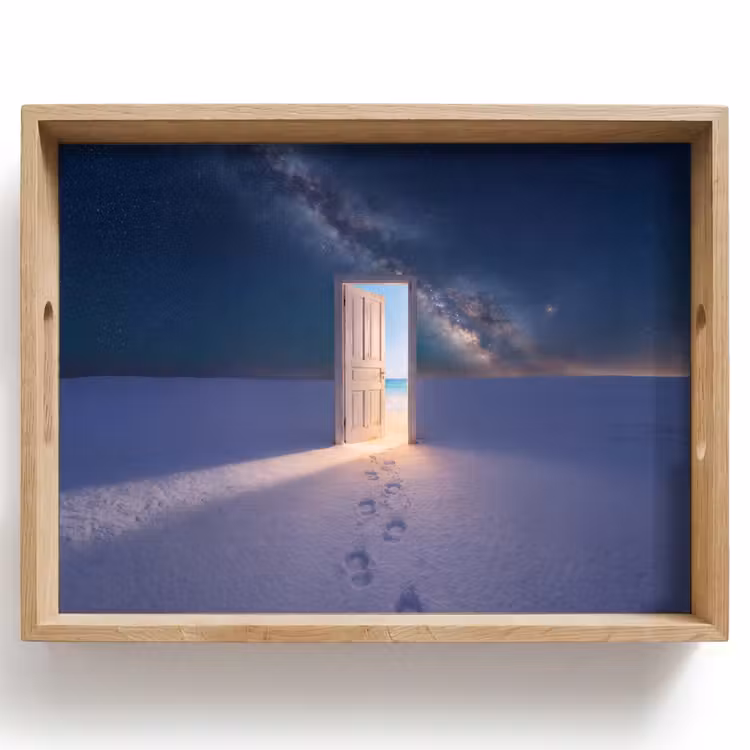 Tablett - Tür – Schnee – Strand — 1