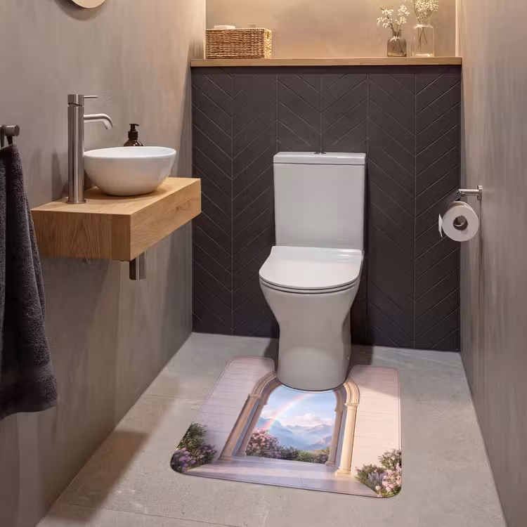WC Vorleger - Bogen – Berge – Regenbogen — 2
