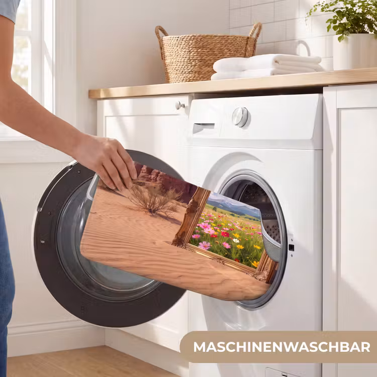 WC Vorleger - Rahmen – Wüste – Blumen — 7