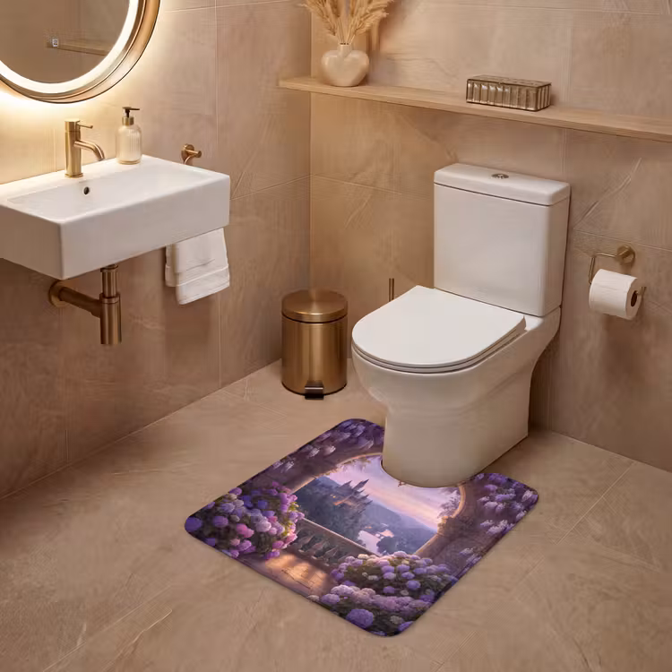 WC Vorleger - Schloss – Fluss – Abend — 4