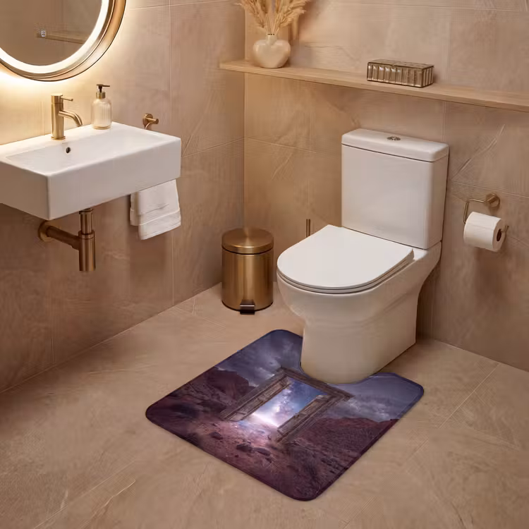 WC Vorleger - Tür – Milchstraße – Wüste — 4
