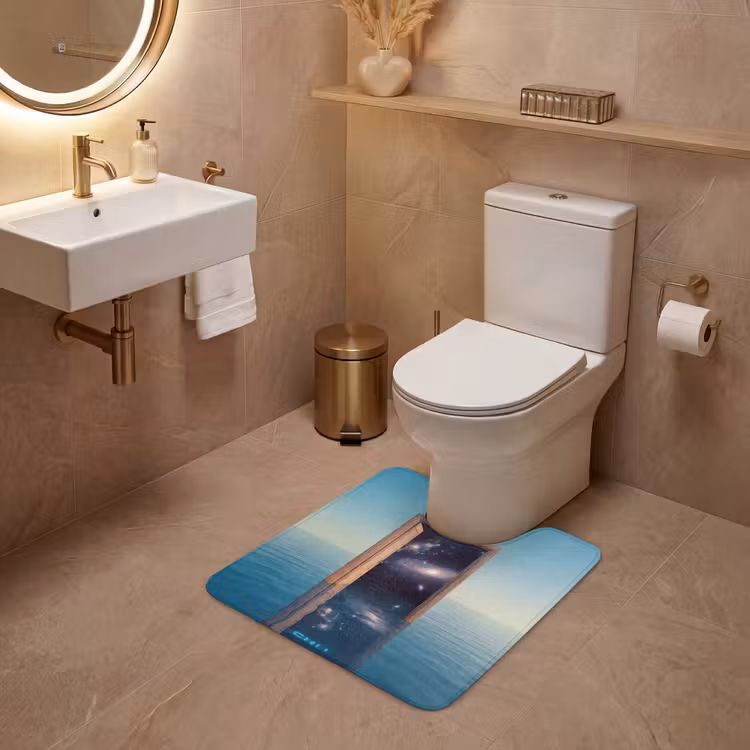 WC Vorleger - Tür – Raum – Abstrakt — 4
