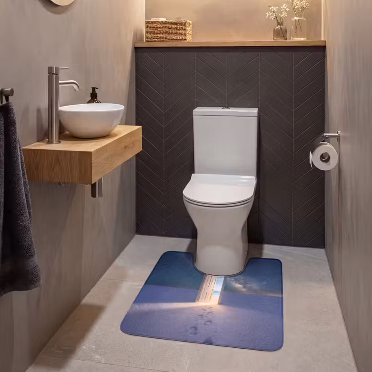 WC Vorleger - Tür – Schnee – Strand — 2