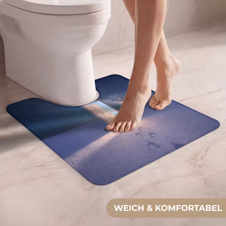 WC Vorleger - Tür – Schnee – Strand — 5