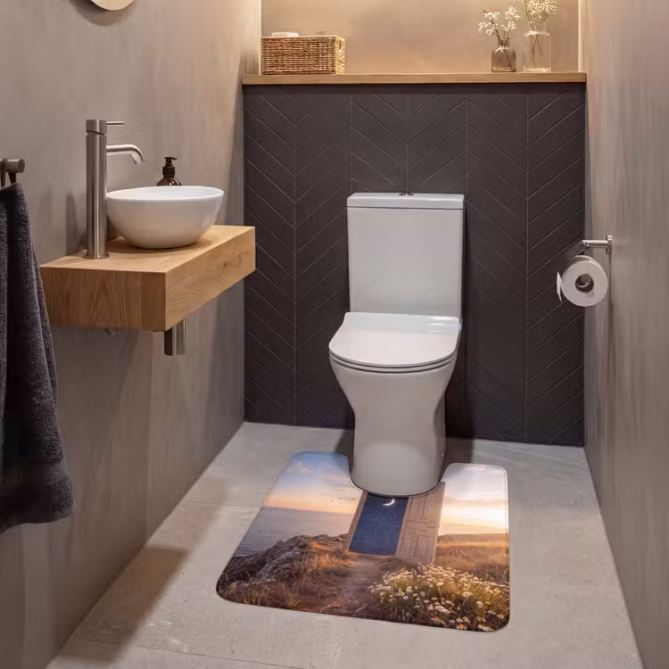 WC Vorleger - Tür – Sterne – Natur — 2