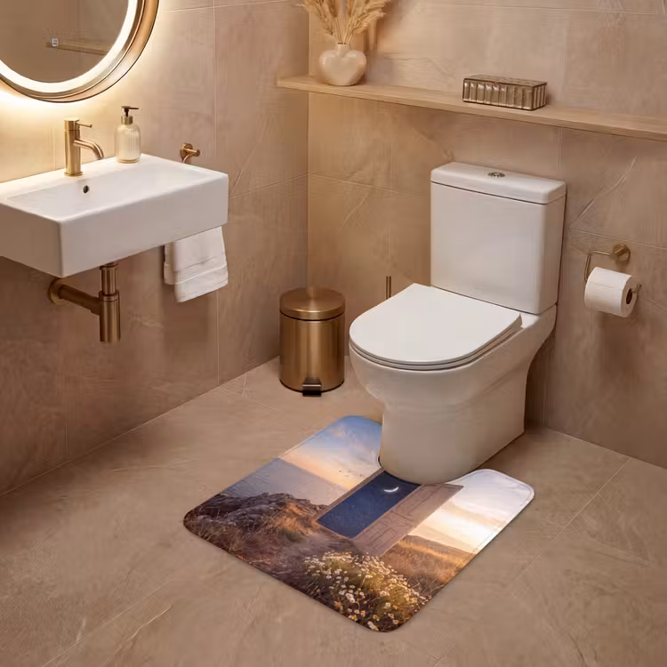 WC Vorleger - Tür – Sterne – Natur — 4