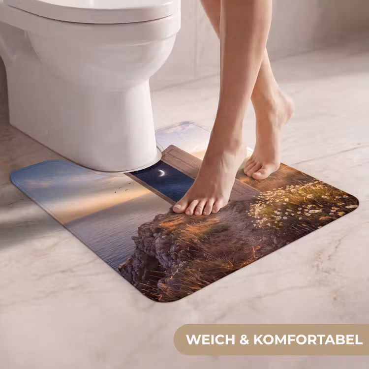 WC Vorleger - Tür – Sterne – Natur — 5