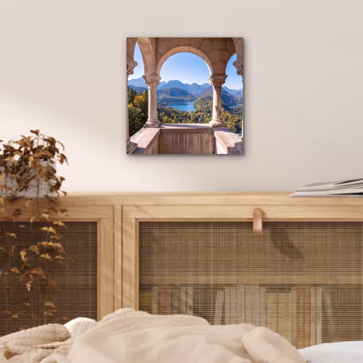 Alu-Dibond-Bild - Bogen – Aussicht – Landschaft — 4