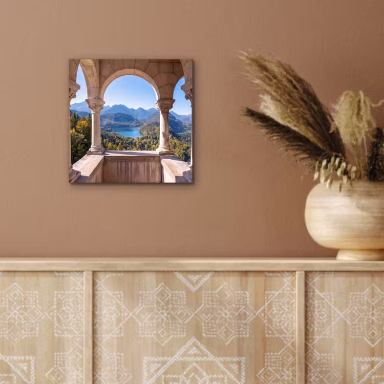 Alu-Dibond-Bild - Bogen – Aussicht – Landschaft — 5