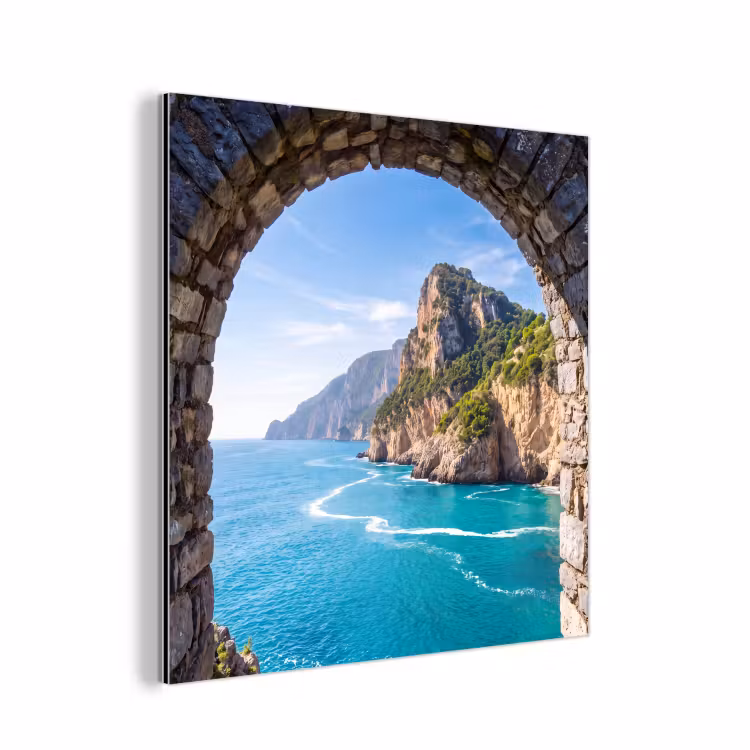 Alu-Dibond-Bild - Bogen – Meer – Natur — 1