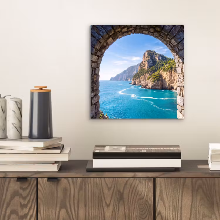 Alu-Dibond-Bild - Bogen – Meer – Natur — 2
