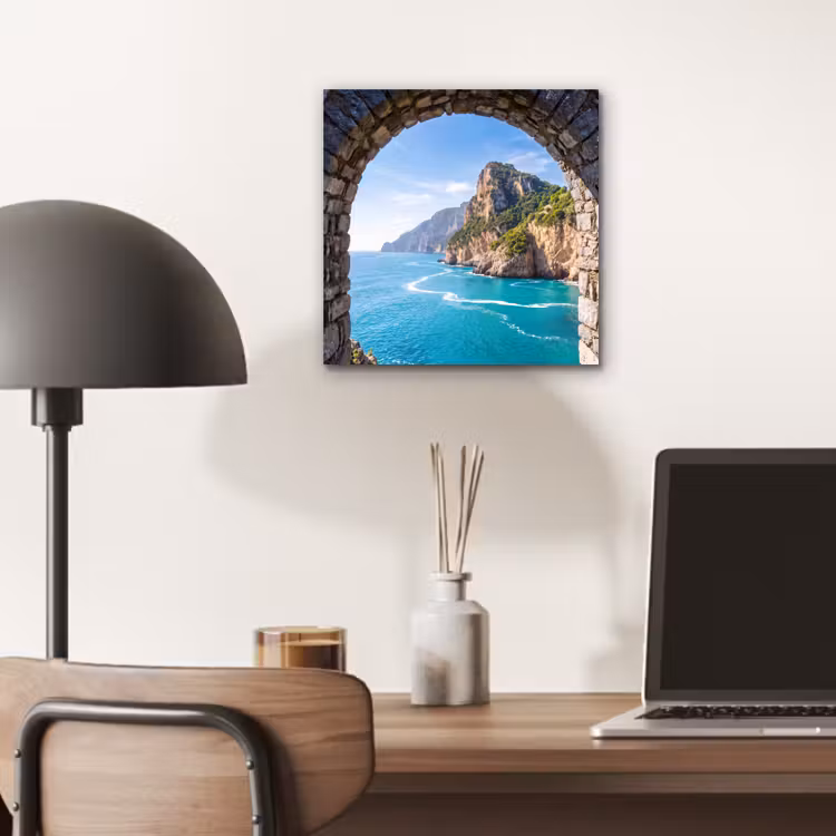Alu-Dibond-Bild - Bogen – Meer – Natur — 6