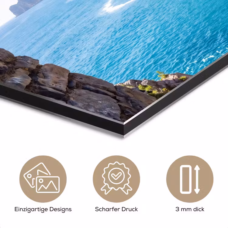 Alu-Dibond-Bild - Bogen – Meer – Natur — 7