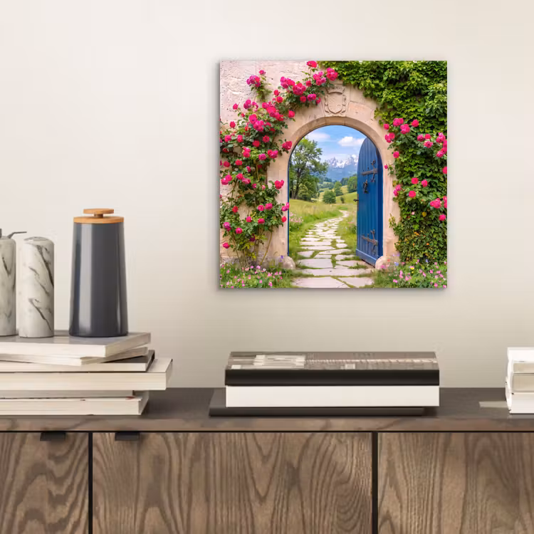 Alu-Dibond-Bild - Bogen – Landschaft – Natur — 2