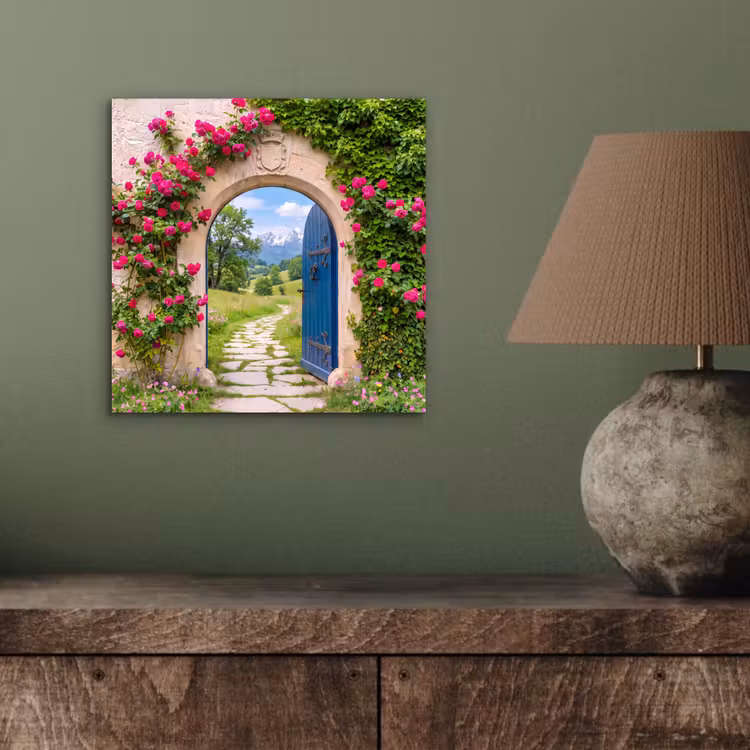 Alu-Dibond-Bild - Bogen – Landschaft – Natur — 3