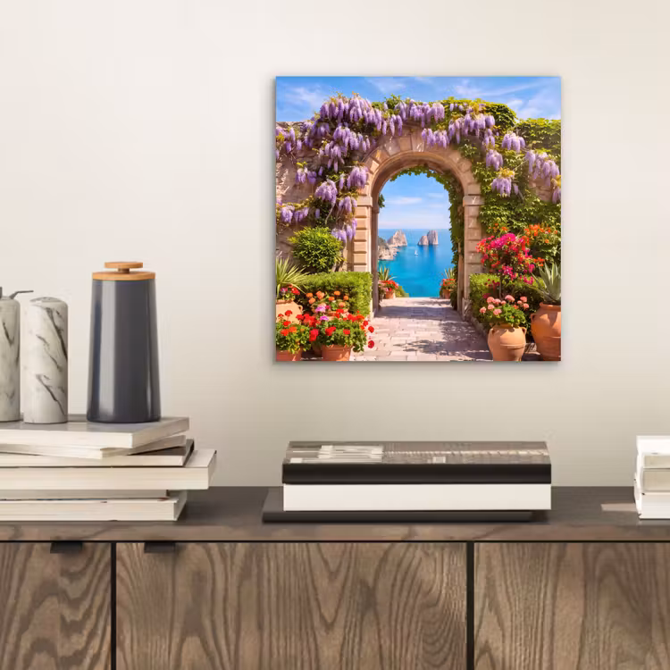 Alu-Dibond-Bild - Blumen – Garten – Landschaft — 2