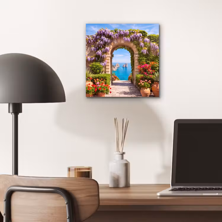 Alu-Dibond-Bild - Blumen – Garten – Landschaft — 6
