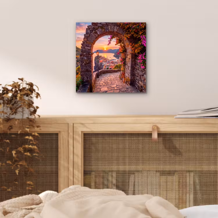 Alu-Dibond-Bild - Bogen – Küste – Sonnenuntergang — 4