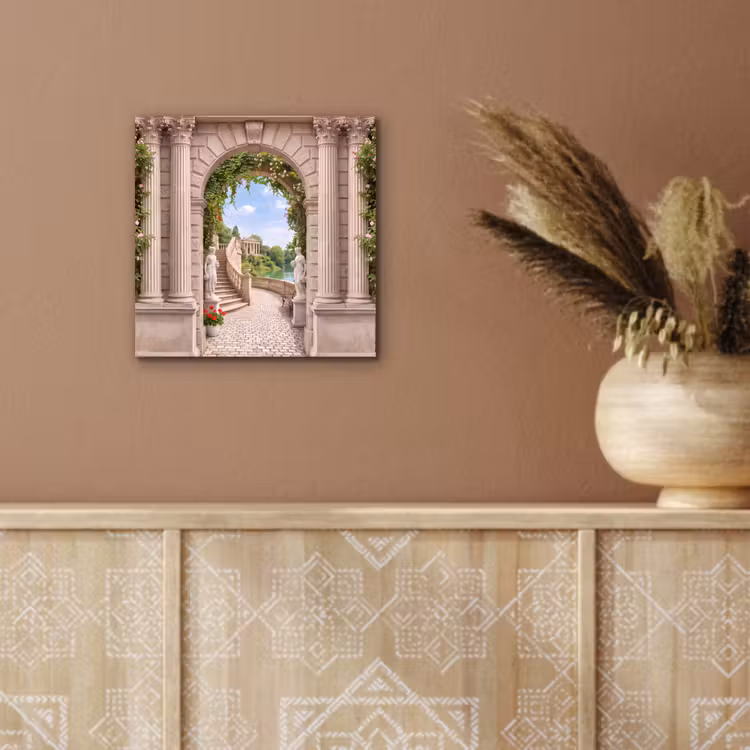 Alu-Dibond-Bild - Architektur – Garten – Klassisch — 5