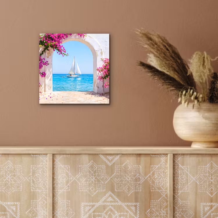 Alu-Dibond-Bild - Blumen – Meer – Sommer — 5