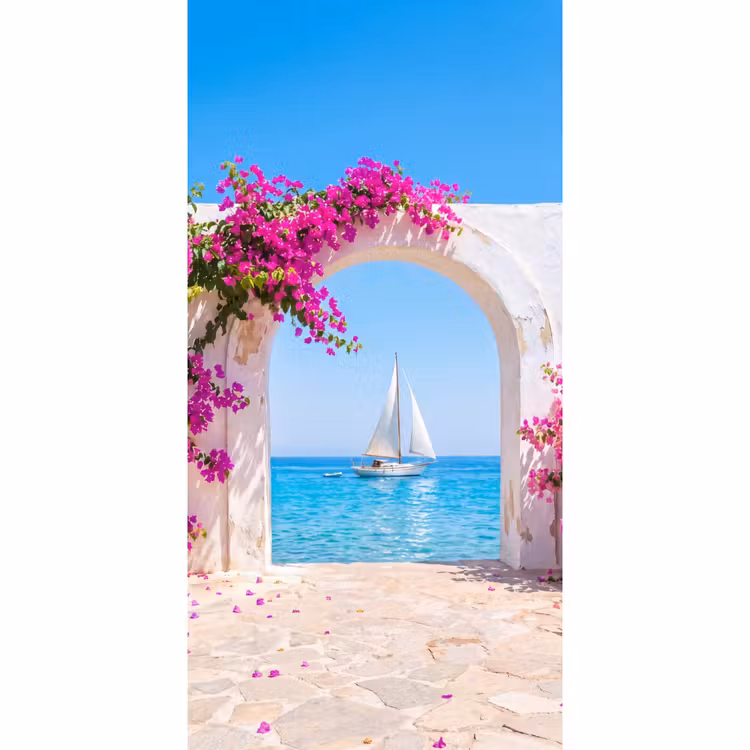 Tapete - Blumen – Meer – Sommer — 2