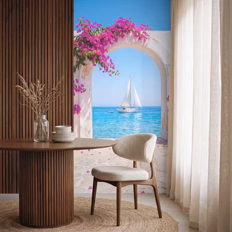 Tapete - Blumen – Meer – Sommer — 4