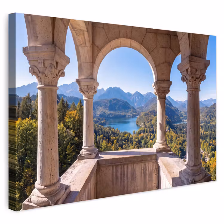 Outdoor Leinwand - Bogen – Aussicht – Landschaft — 1