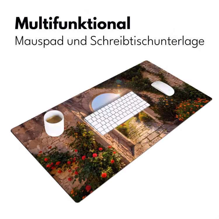 Schreibtischunterlage - Weg – Garten – Sonnig — 4