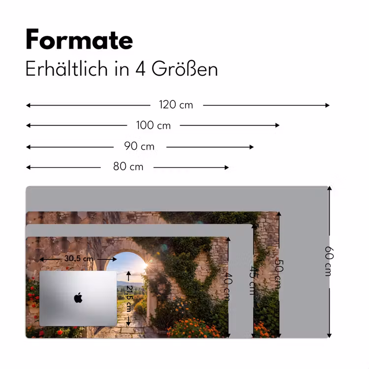 Schreibtischunterlage - Weg – Garten – Sonnig — 5