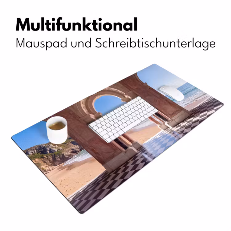 Schreibtischunterlage - Bogen – Strand – Meer — 4