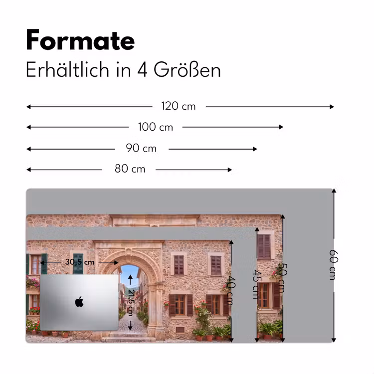 Schreibtischunterlage - Bogen – Straße – Dorf — 5