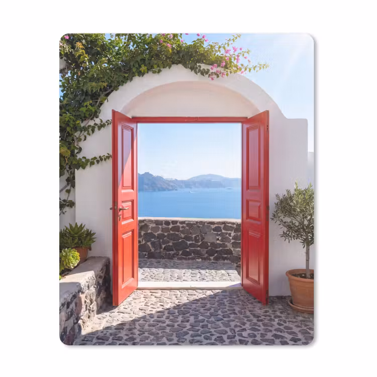 Mauspad - Tür – Meer – Natur — 1