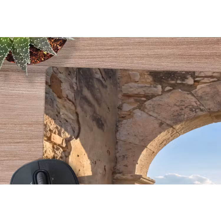 Mauspad - Weg – Garten – Sonnig — 5