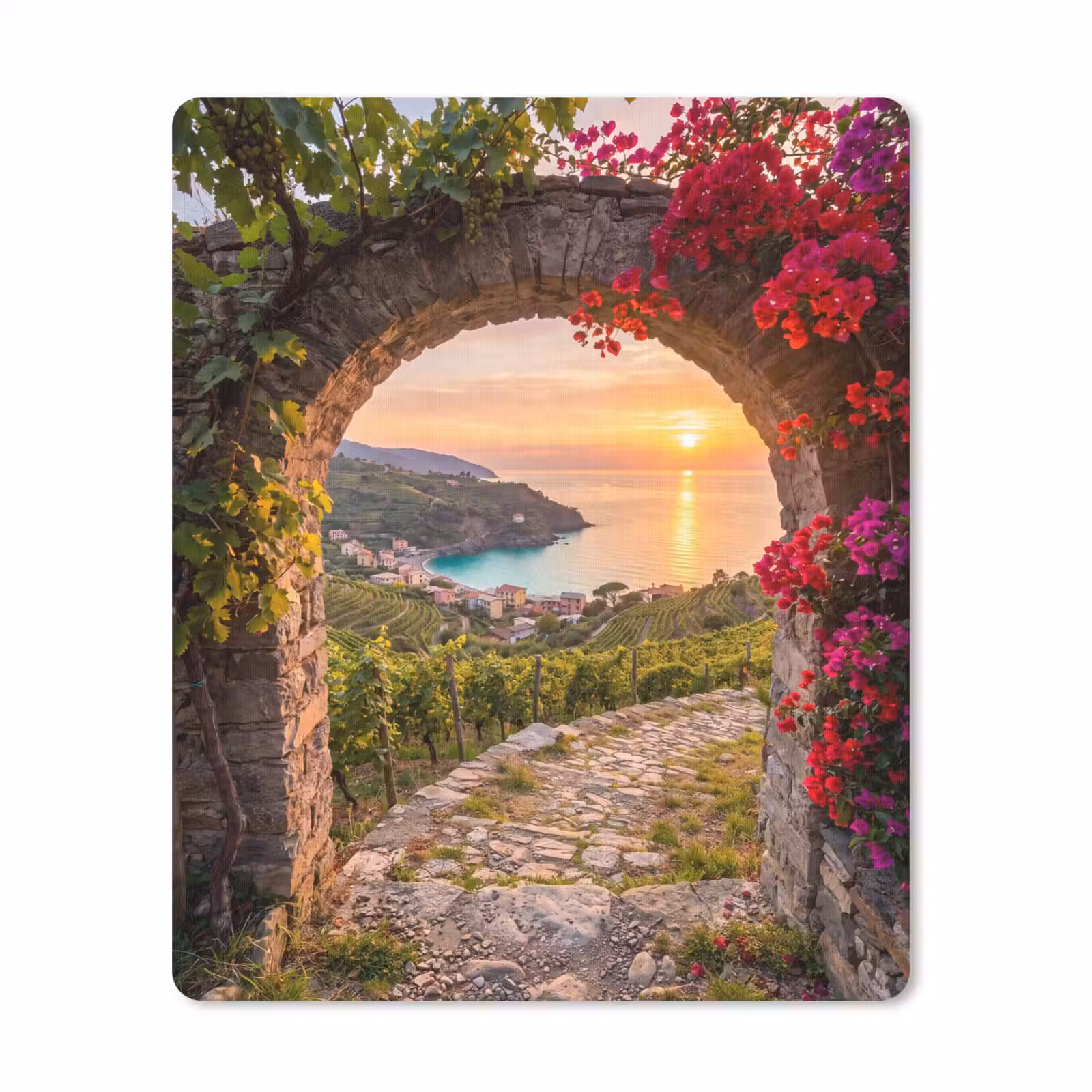 Mauspad - Bogen – Sonnenuntergang – Küste — 1