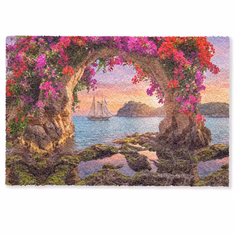 Fußmatte - Segelboot – Küste – Natur — 1