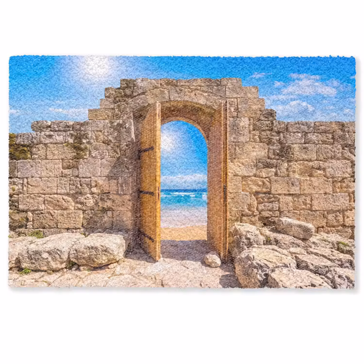 Fußmatte - Tür – Strand – Meer — 1