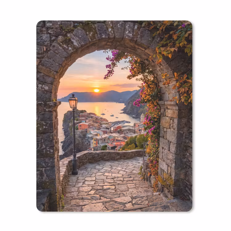 Mauspad - Bogen – Küste – Sonnenuntergang — 1